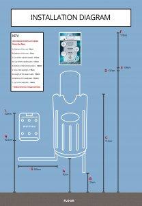 Installation Diagram Metric Swimsuit Dryer Installation